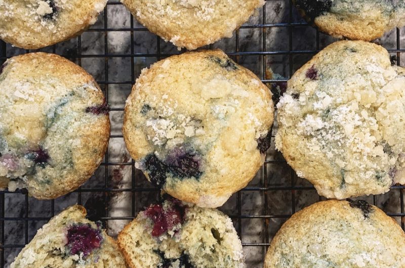 Homemade Blueberry Muffins 