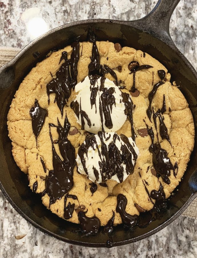 Chocolate Chip Skillet Cookie