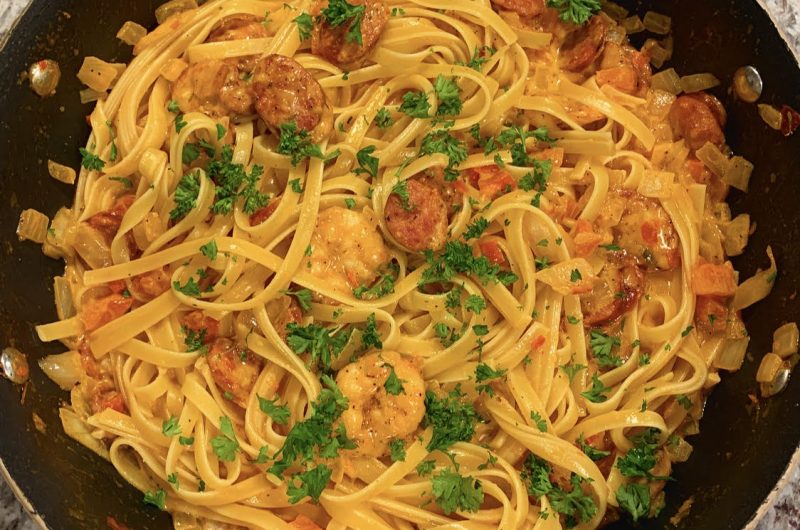 Cajun Shrimp Pasta 