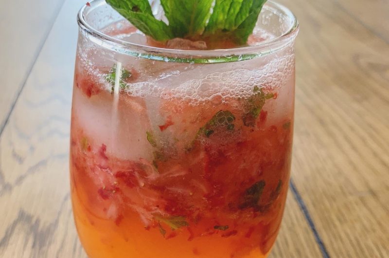 Strawberry Mint Moscow Mule