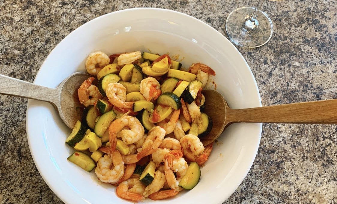 Summer Shrimp Stir Fry