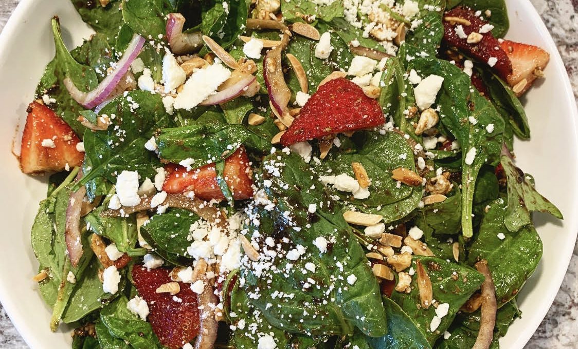 Strawberry Spinach Summer Salad