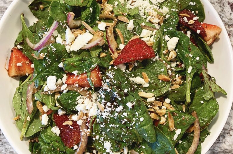 Strawberry Spinach Summer Salad